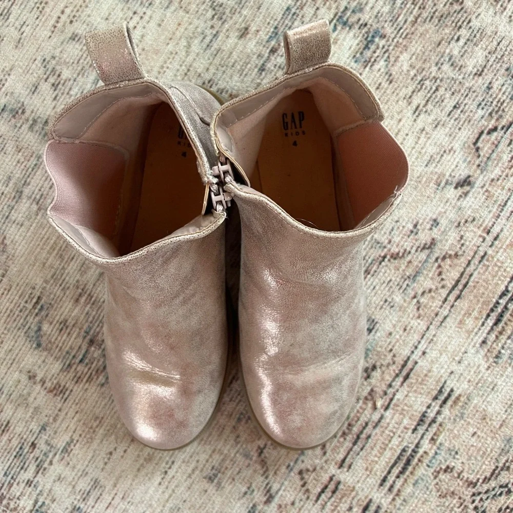 GAP Kids Metallic Pink Boots